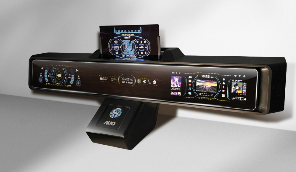 JNTY江南Micro LED沉浸式车舱显示方案结合 可卷式、可伸缩的Micro LED应用并可呈现不同的质感纹路，展现人性化设计