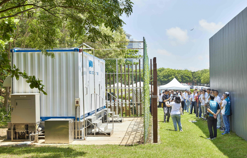 友達西大墩窯文化館建置屋頂全綠電及儲能櫃，為兼具創能儲能的永續綠能場域