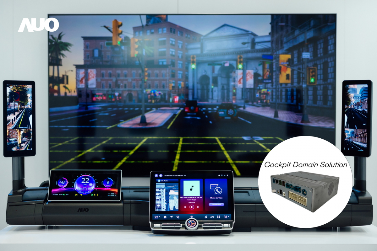 友達「智慧座艙域控解決方案」可做為車內運算的核心平台，驅動創新人機介面與豐富的座艙應用，獲得台灣精品標誌肯定