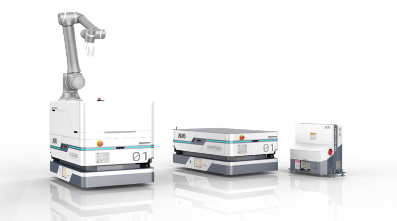 友達數位開發的自主式移動機器人（AMR250M），搭配全向輪並結合AI演算法、2D LiDAR、3D攝影機等技術，協助客戶實現產線全自動化